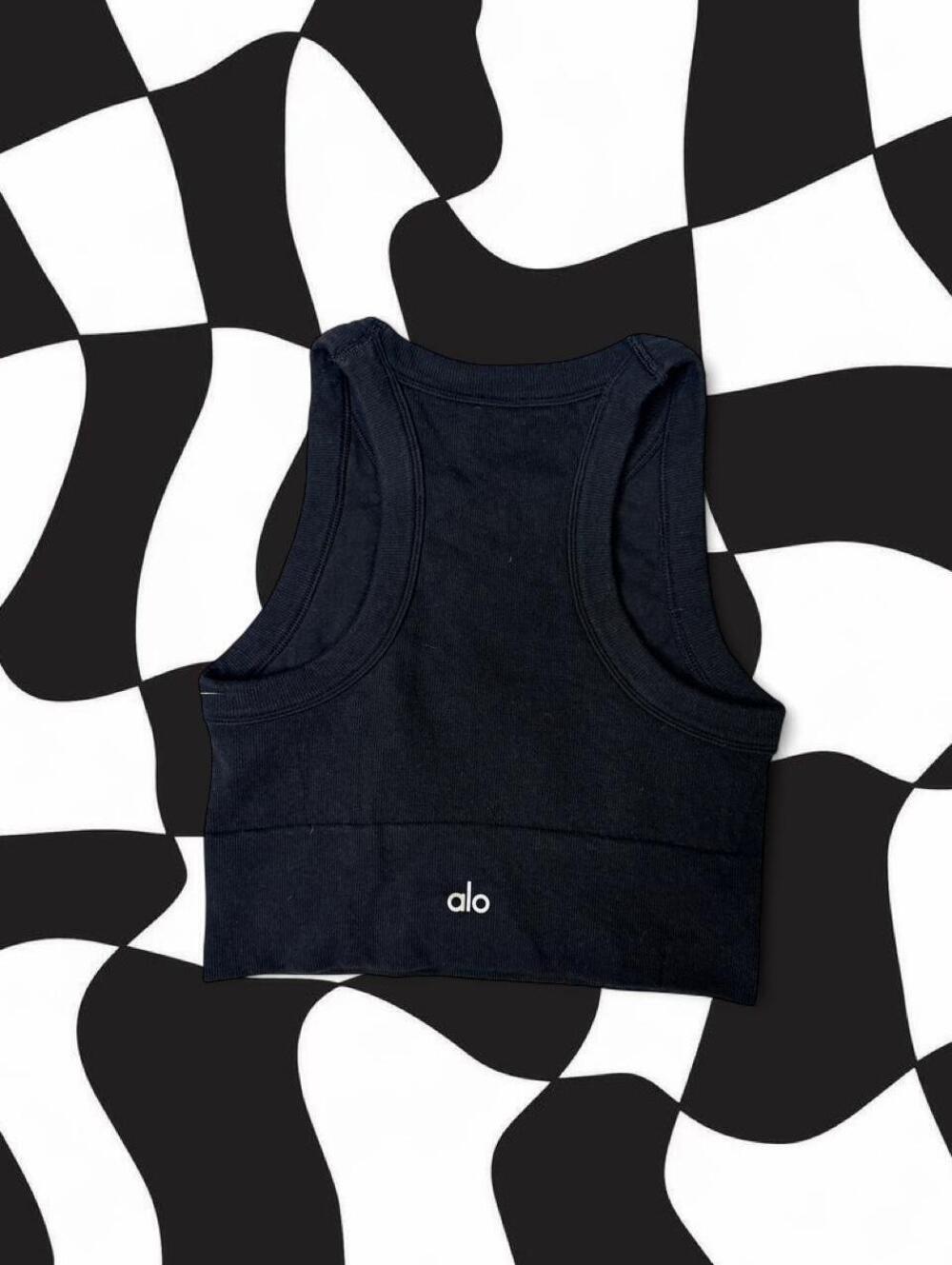 Alo Yoga black tank top